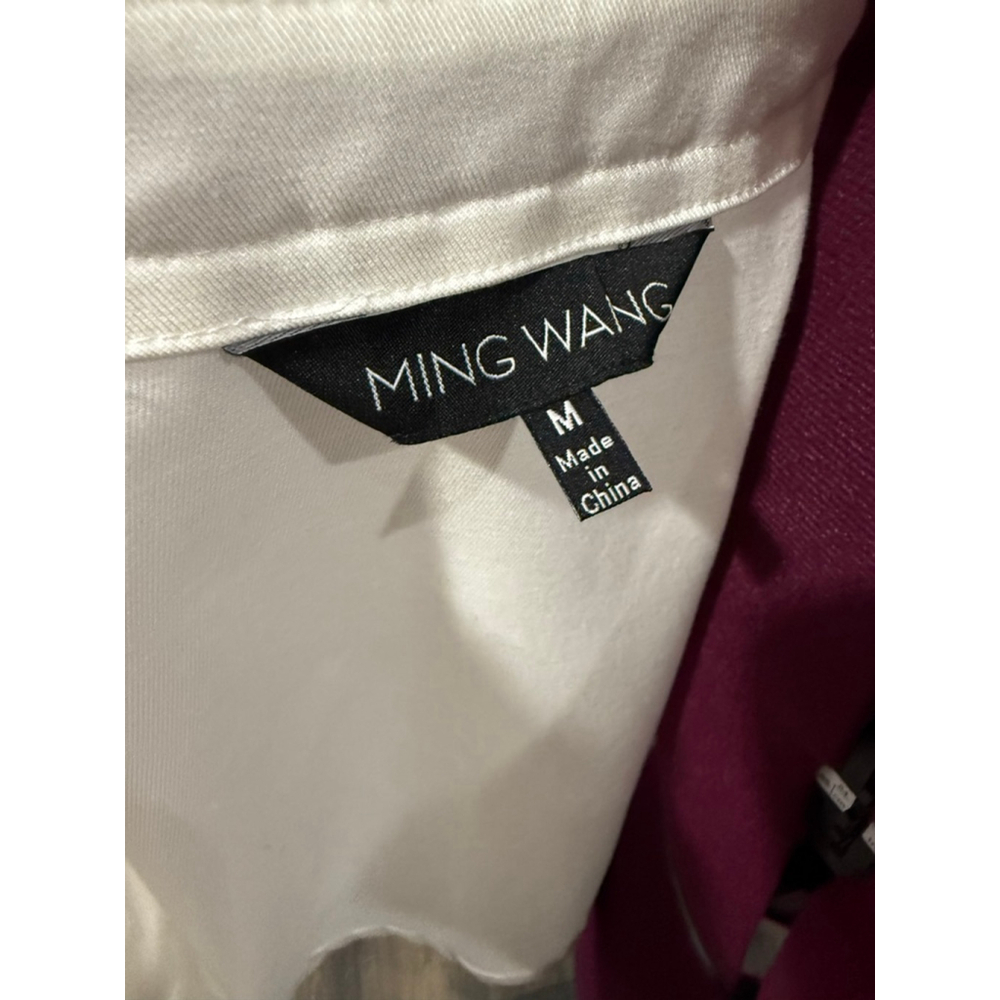 Ming Wang Cotton Blend Blazer Medium - Picture 3 of 3